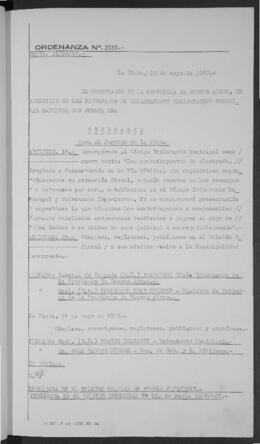 Ordenanza n° 3535 de 1967