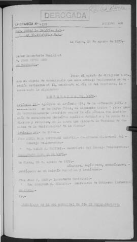 Ordenanza n° 4179 de 1975