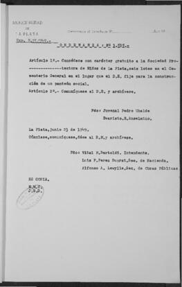 Ordenanza n° 1515 de 1949