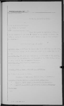 Ordenanza n° 1467 de 1949
