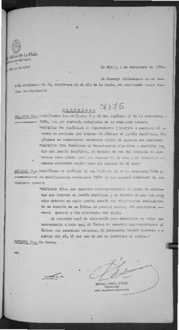 Ordenanza n° 7375 de 1989