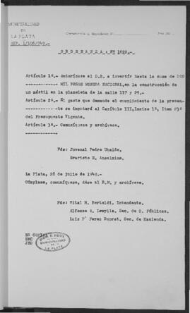 Ordenanza n° 1622 de 1949
