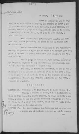 Ordenanza n° 4829 de 1981