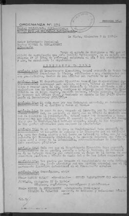 Ordenanza n° 3243 de 1964