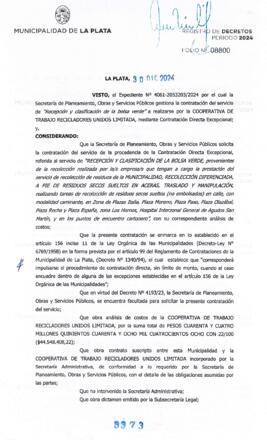 Decreto nº 3373 de 2024, ALAK, Julio Cesar