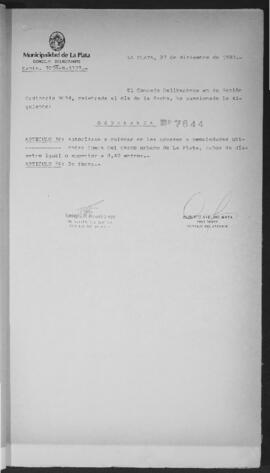 Ordenanza n° 7644 de 1990