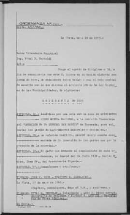 Ordenanza n° 1425 de 1949
