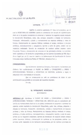Decreto nº 1508 de 2021, GARRO, Julio cesar