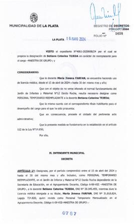 Decreto nº 787 de 2024, ALAK, Julio Cesar