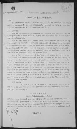 Ordenanza n° 5472 de 1983