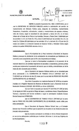Decreto nº 1229 de 2020, GARRO, Julio cesar