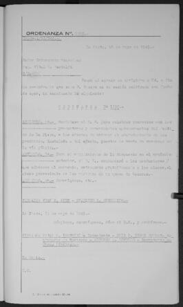 Ordenanza n° 1395 de 1949