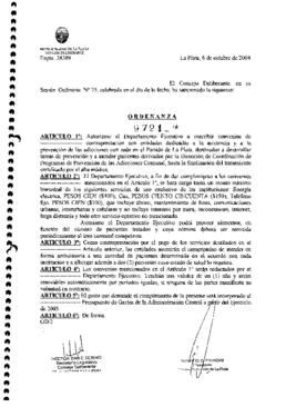 Ordenanza nº 9791 de 2004