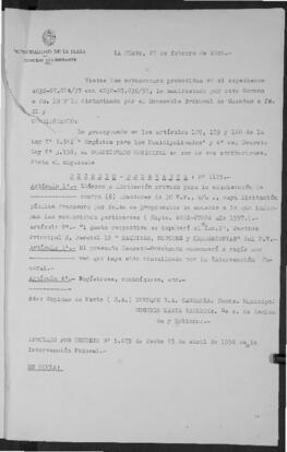 Ordenanza n° 2179 de 1958
