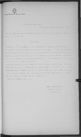 Ordenanza n° 105 de 1926