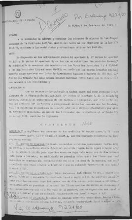 Ordenanza n° 4666 de 1980