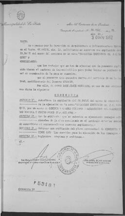Ordenanza n° 5318 de 1982