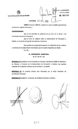 Decreto nº 97 de 2020, GARRO, Julio cesar