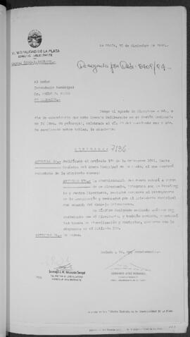 Ordenanza n° 7136 de 1988