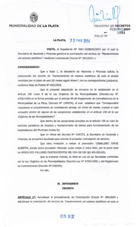 Decreto nº 892 de 2024, ALAK, Julio Cesar