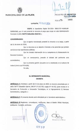 Decreto nº 797 de 2024, ALAK, Julio Cesar