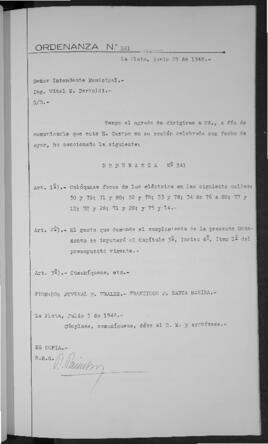 Ordenanza n° 941 de 1948