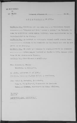 Ordenanza n° 1725 de 1949