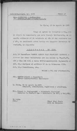 Ordenanza n° 3129 de 1964