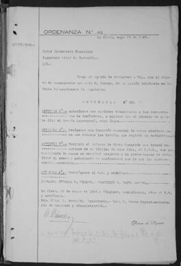 Ordenanza n° 881 de 1948