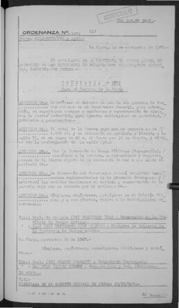 Ordenanza n° 3573 de 1967