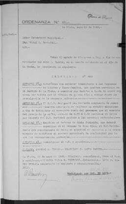 Ordenanza n° 882 de 1948