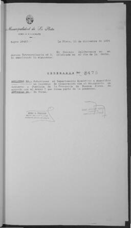 Ordenanza n° 8475 de 1994