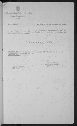 Ordenanza n° 8416 de 1994