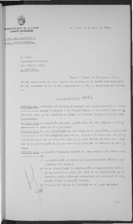 Ordenanza n° 6882 de 1988
