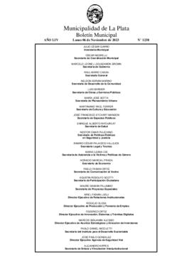 Boletín Municipal nº 1238 - lunes, 6 de noviembre de 2023