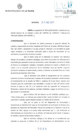 Decreto nº 237 de 2025, ALAK, Julio Cesar