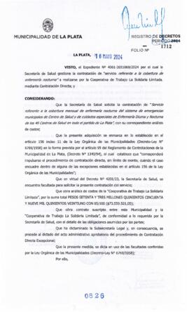 Decreto nº 826 de 2024, ALAK, Julio Cesar