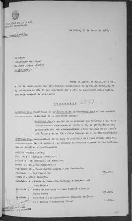 Ordenanza n° 6577 de 1987