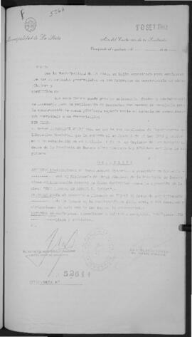 Ordenanza n° 5261 de 1982