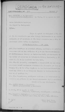 Ordenanza n° 3121 de 1964