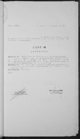 Ordenanza n° 8797 de 1997