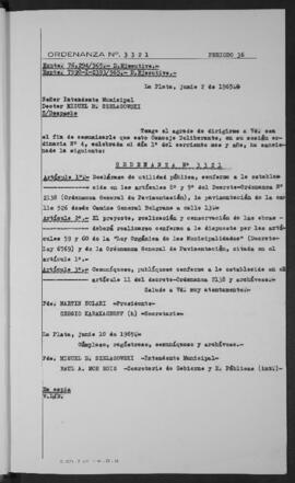 Ordenanza n° 3321 de 1965