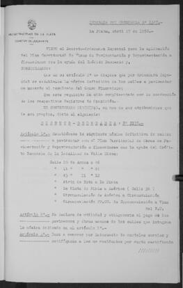 Ordenanza n° 2175 de 1958