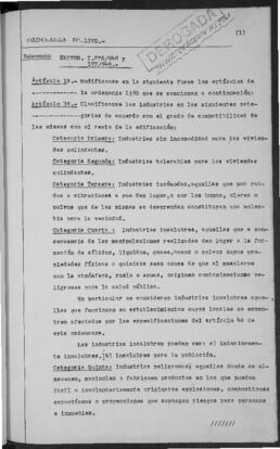 Ordenanza n° 1770 de 1949