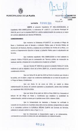 Decreto nº 820 de 2024, ALAK, Julio Cesar