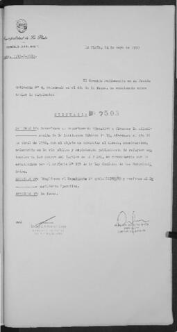 Ordenanza n° 7503 de 1990