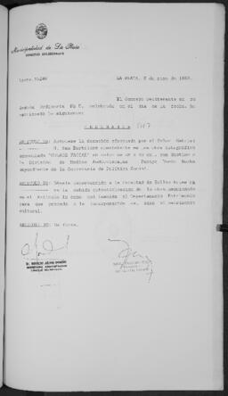 Ordenanza n° 8117 de 1993
