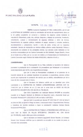 Decreto nº 1234 de 2021, GARRO, Julio cesar