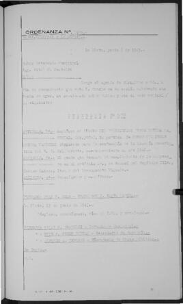 Ordenanza n° 1486 de 1949