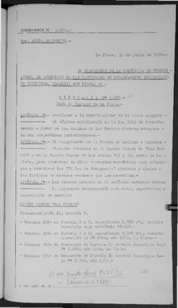 Ordenanza n° 3685 de 1970